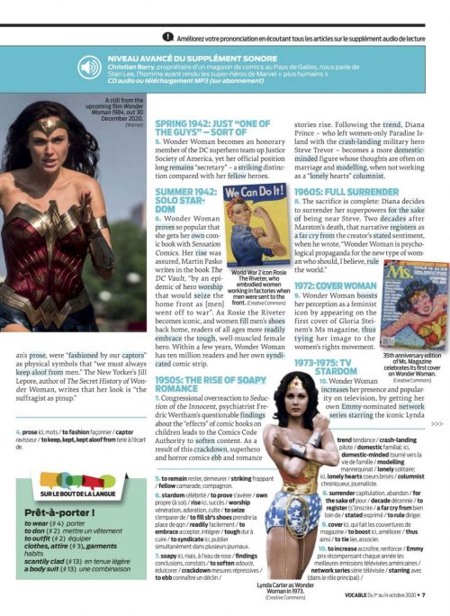 Gal Gadot in Vocable Anglais Magazine, October 2020