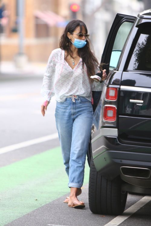 Jordana Brewster and Andrew Form Out in Santa Monica 2020/09/21 5