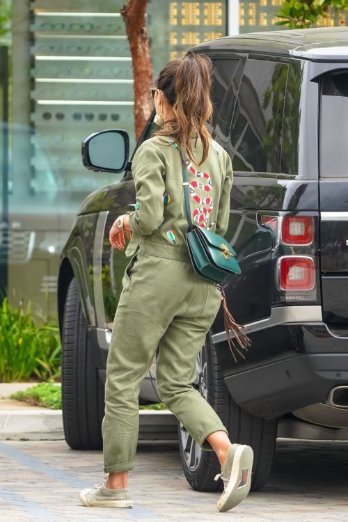Jordana Brewster Out with Her Dog in Malibu 2020/10/25 12