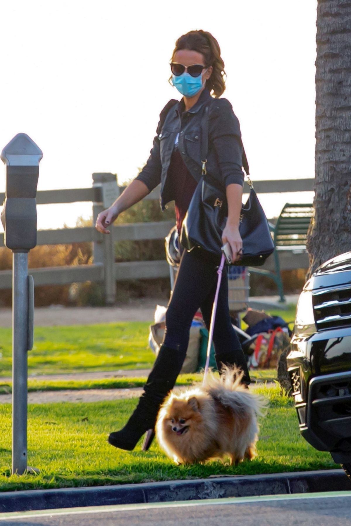 Kate Beckinsale Out with her Dog in Santa Monica 2020/10/26 2