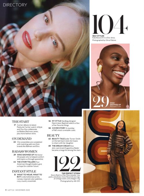 Kate Bosworth in Instyle Magazine, November 2020 Issue 6