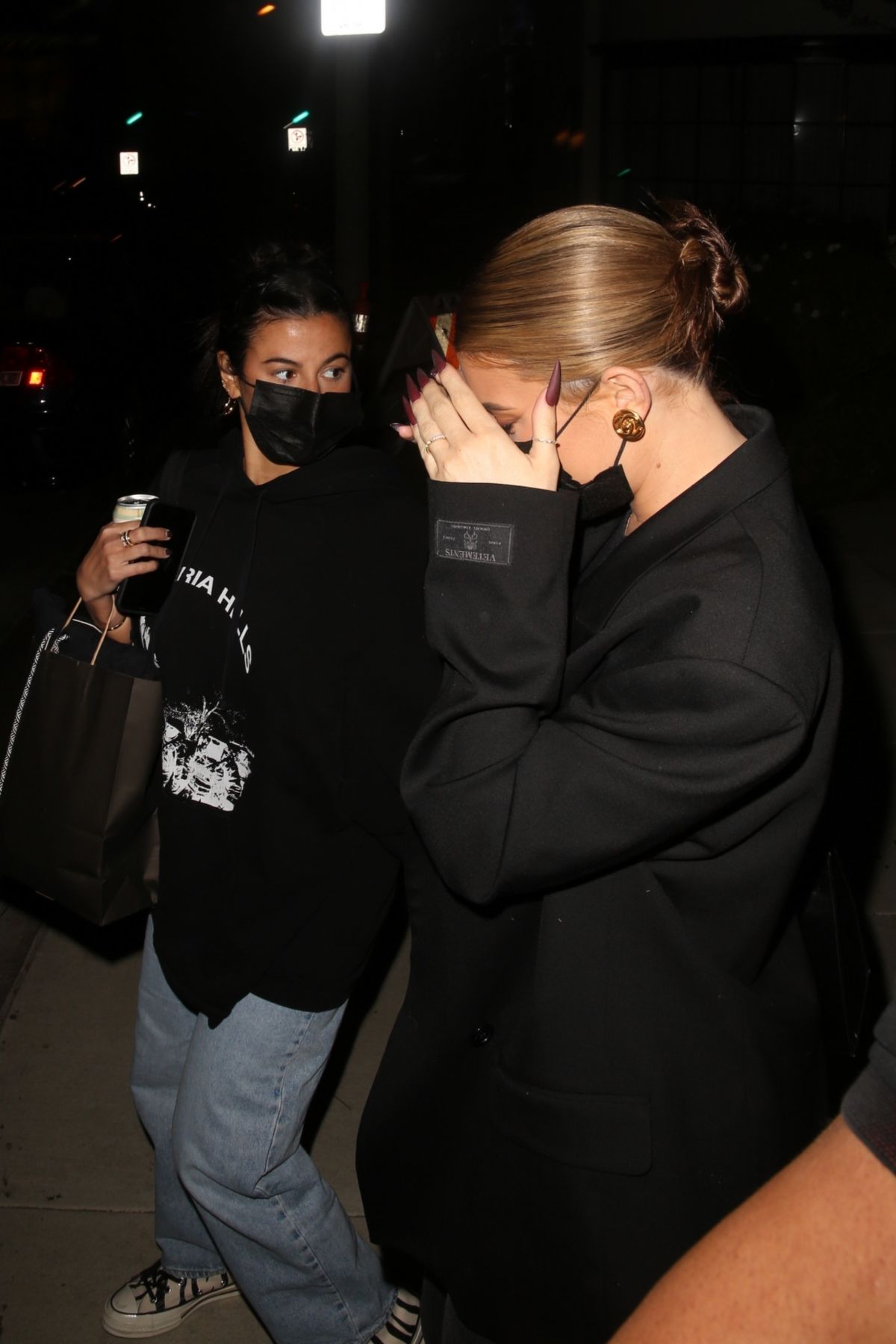 Kylie Jenner and Anastasia Karanikolaou Leaves a Voting Popup in West Hollywood 2020/10/26 12