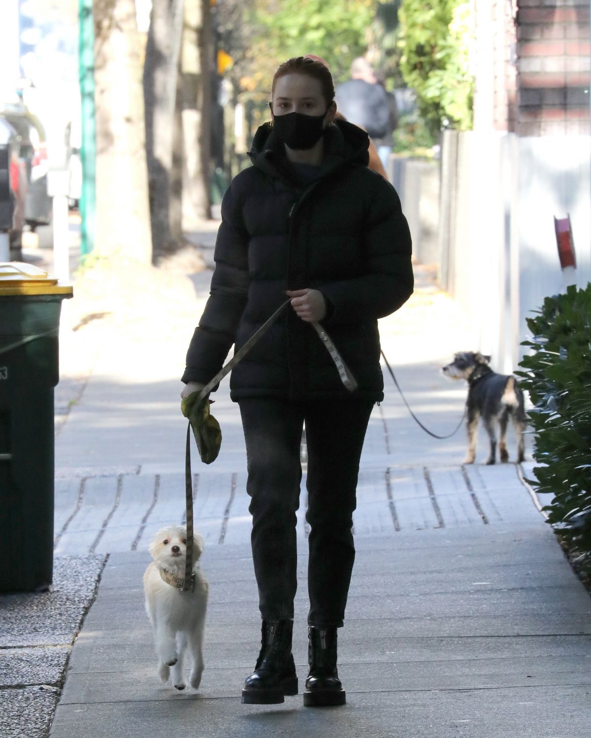 Madelaine Petsch Out with her Dog in Vancouver 2020/10/26
