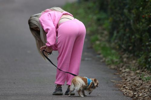 Nicola McLean Out with Her Dog in London 2020/10/23