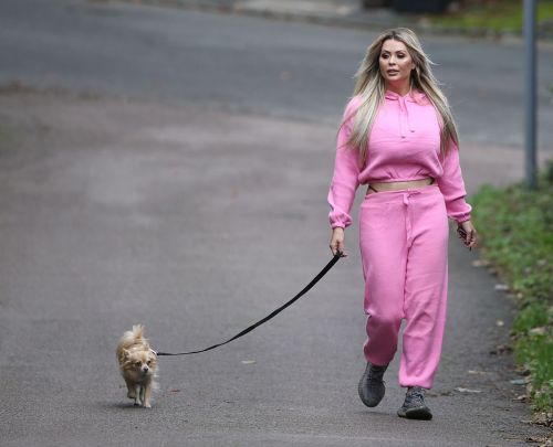 Nicola McLean Out with Her Dog in London 2020/10/23