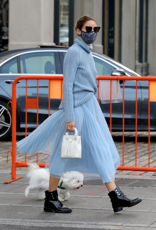 Olivia Palermo Out with Her Dog in New York 2020/10/24 3