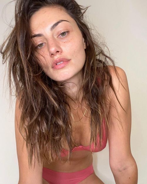 Phoebe Tonkin in Pink Bikini Photoshoot, October 2020