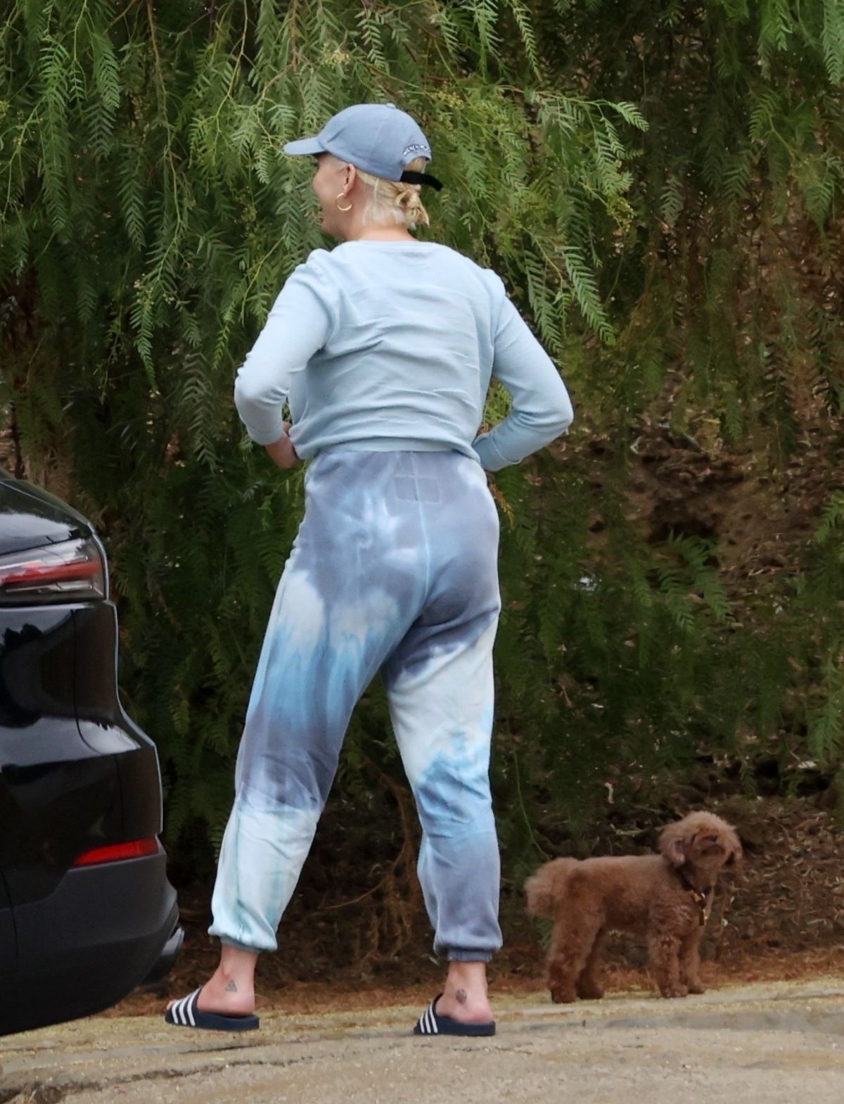 Pregnant Katy Perry Out With Her Dog on Her Birthday in Los Angeles 2020/10/25 3