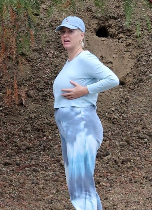 Pregnant Katy Perry Out With Her Dog on Her Birthday in Los Angeles 2020/10/25 5