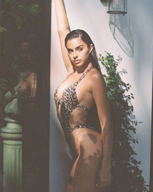 Priscilla Huggins Ortiz Animal Printed Swimsuit Photoshoot 2020/10/24 4