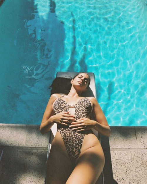 Priscilla Huggins Ortiz Animal Printed Swimsuit Photoshoot 2020/10/24 8