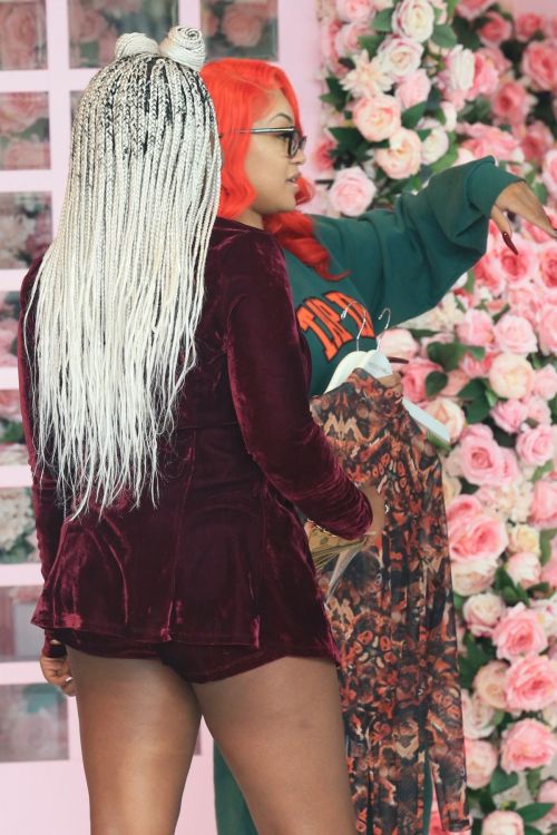 Saweetie at Pretty Little Things Showroom in West Hollywood 2020/10/23