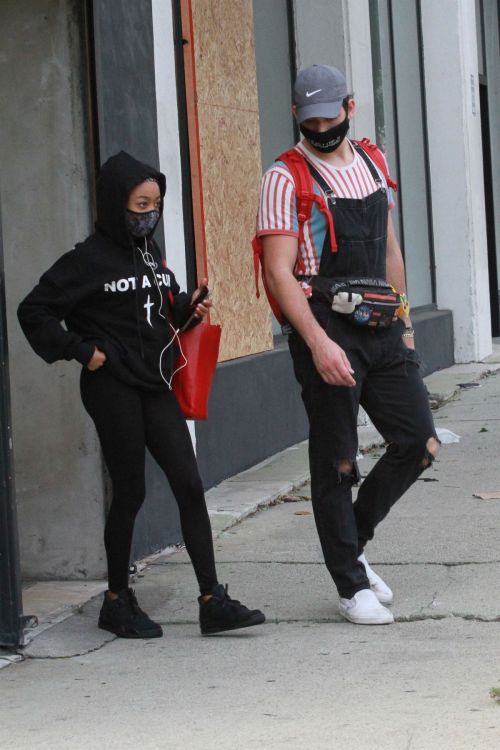 Skai Jackson and Alan Bersten Leaves Dance Rehearsal in Los Angeles 202/10/24 3