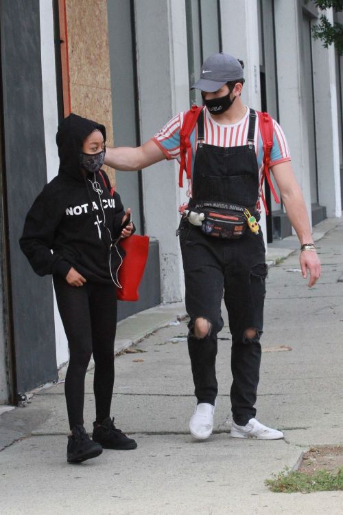 Skai Jackson and Alan Bersten Leaves Dance Rehearsal in Los Angeles 202/10/24 4