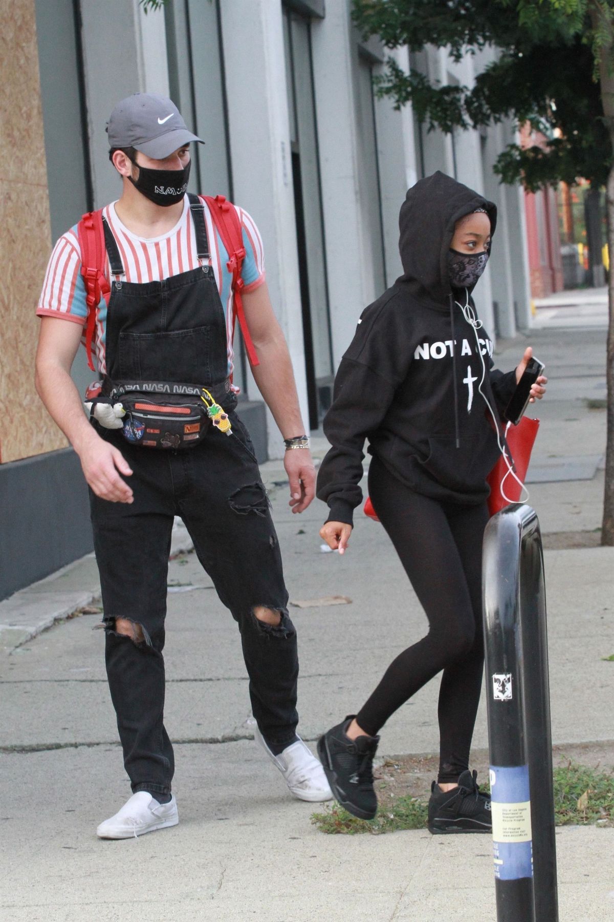 Skai Jackson and Alan Bersten Leaves Dance Rehearsal in Los Angeles 202/10/24