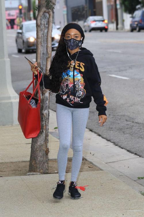 Skai Jackson Arrives at DWTS Studio in Los Angeles 2020/10/23 2
