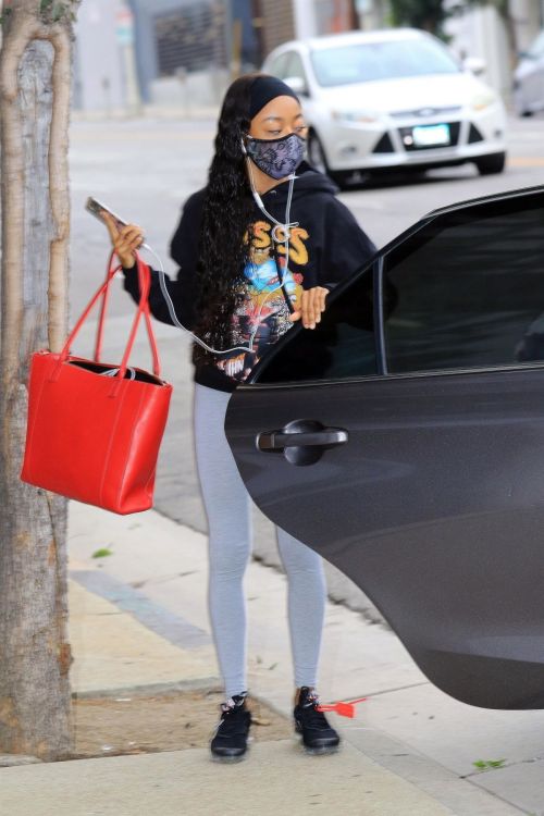 Skai Jackson Arrives at DWTS Studio in Los Angeles 2020/10/23 4