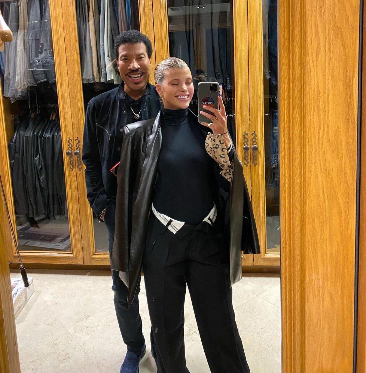 Sofia Richie and Lionel Richie - Instagram Photos 2020/10/25