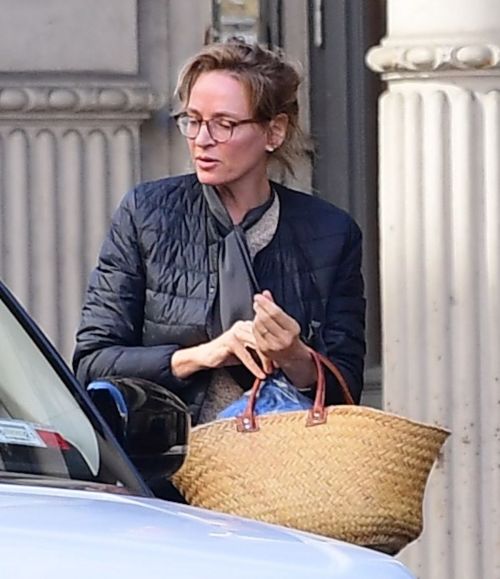 Uma Thurman Out and About in New York 2020/10/24 1