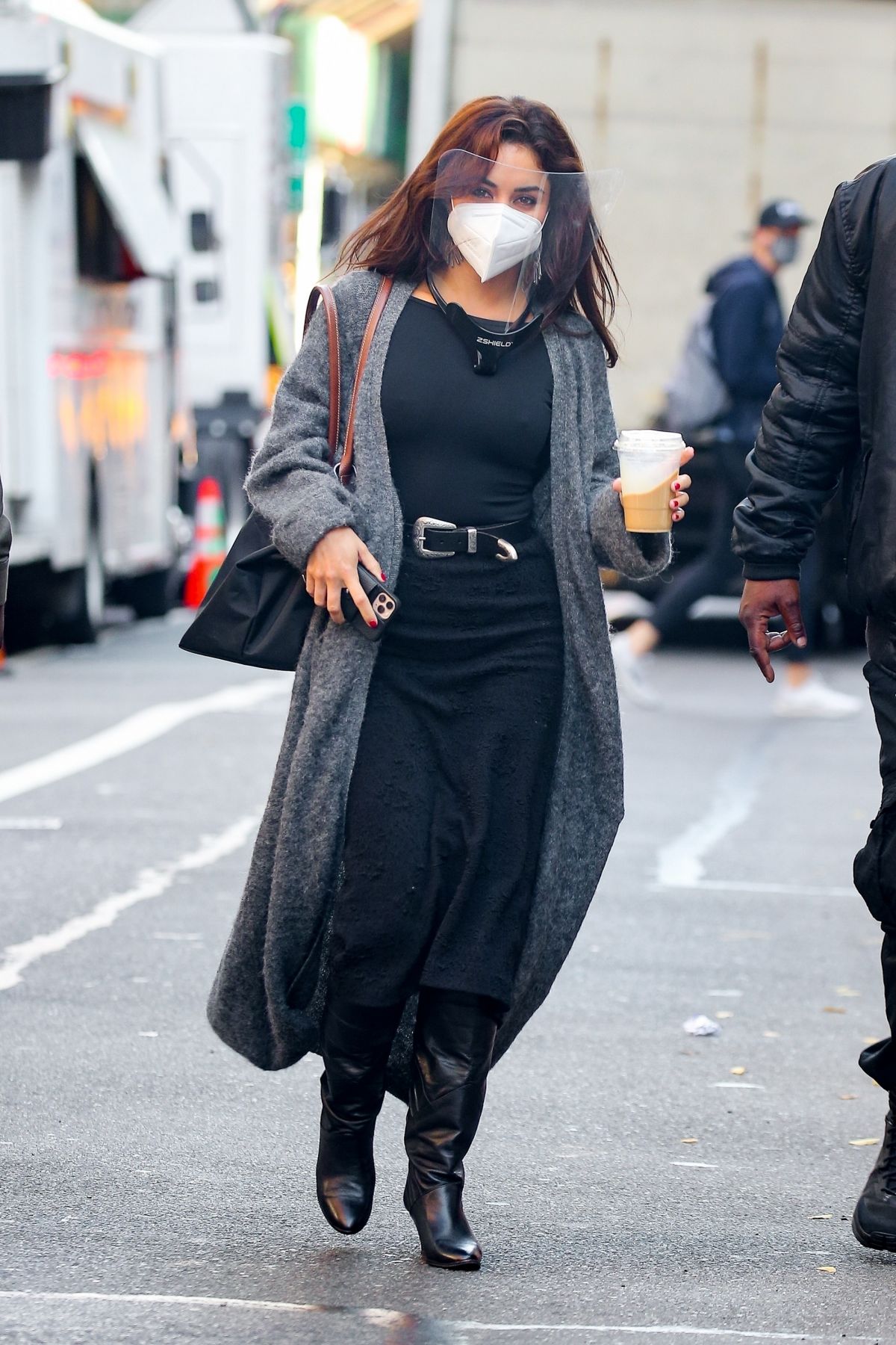 Vanessa Hudgens on the Set of Tick Tick Boom! Set in New York 2020/10/22