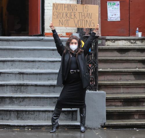 Vanessa Hudgens on the Set of Tick Tick Boom! Set in New York 2020/10/26 4