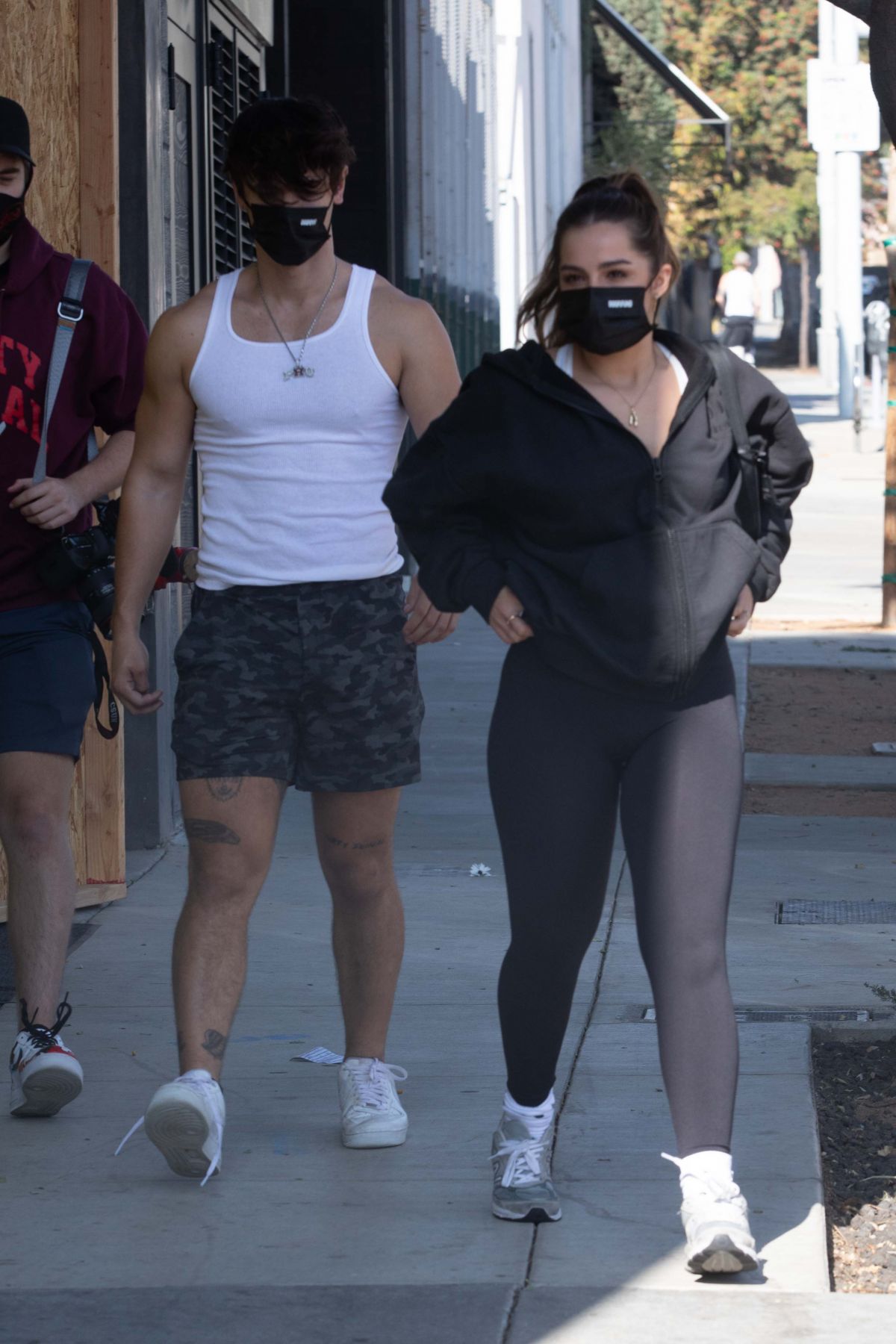 Addison Rae and Bruce Hall Out in West Hollywood 2020/11/22