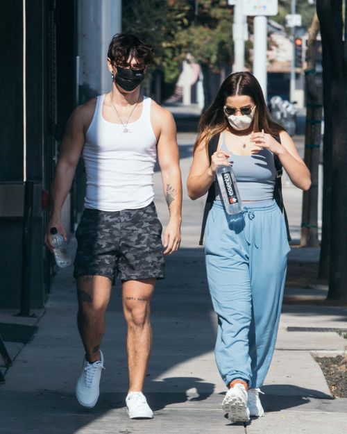 Addison Rae and Bryce Hall Leaves a Gym in West Hollywood 2020/11/26