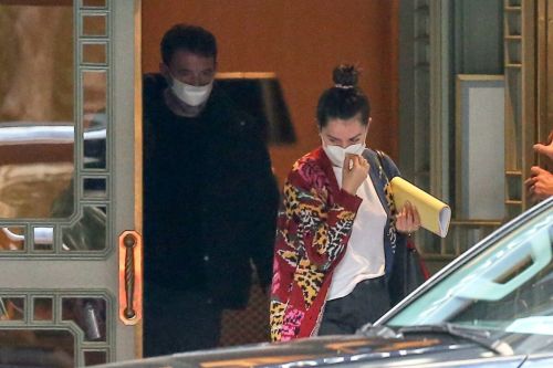 Ana de Armas and Ben Affleck Leaves Their Hotel in New Orleans 11/22/2020