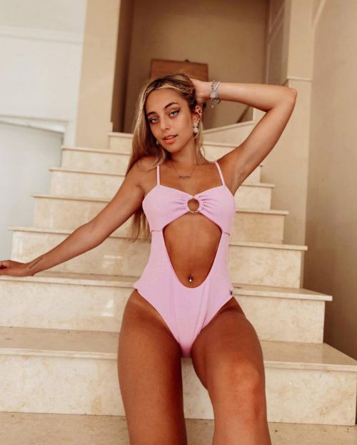 Angeles Watters in Light Pink Bikini - Instagram Photos 11/25/2020 3