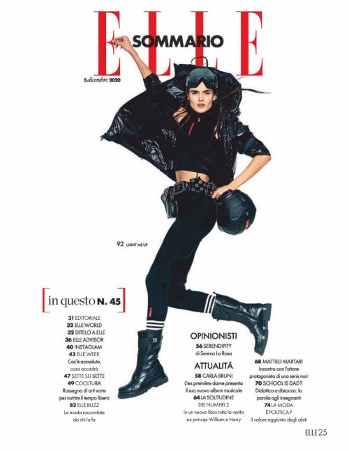 Blanca Padilla Photoshoot for Elle Magazine, Italy December 2020 6