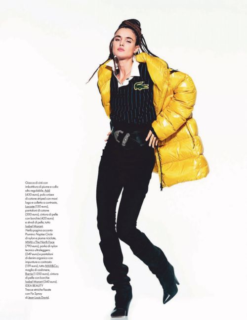 Blanca Padilla Photoshoot for Elle Magazine, Italy December 2020