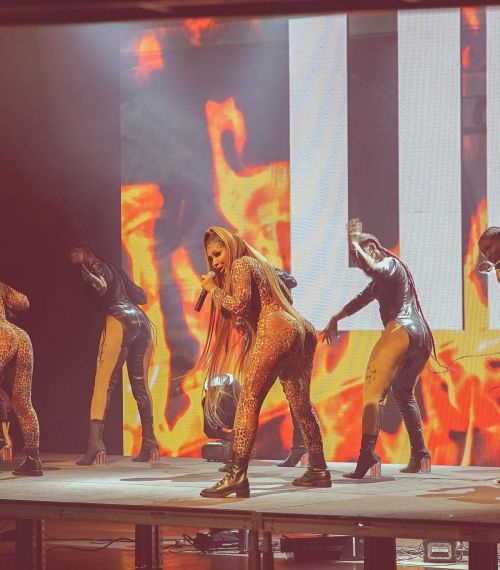 City Girls Yung Miami and JT Performs at Bet Hip Hop Awards 2020/10/27
