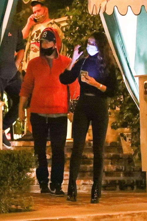 Eiza Gonzalez and Timothee Chalamet Out for Dinner in Los Angeles 2020/10/27
