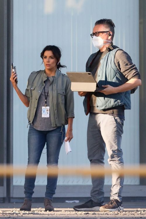 Eva Longoria on the Set of a New Movie in Los Angeles 2020/11/22 5