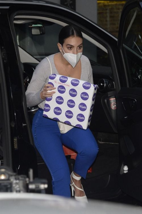 Georgina Rodriguez at  Nuevo Futuro Charity Association Offices in Madrid 2020/11/13