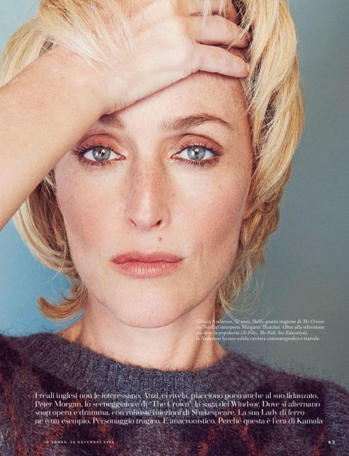 Gillian Anderson in Io Donna Del Corriere Della Sera, November 2020 3