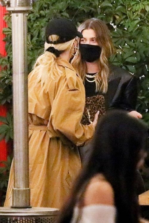 Hailey Rhode Bieber Out for Dinner with Friends in Beverly Hills 2020/11/16 1