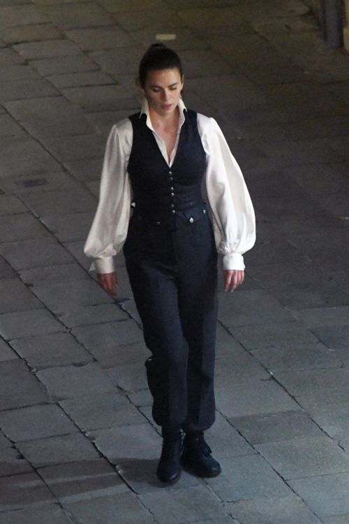 Hayley Atwell on the Set of Mission Impossible 7 in Rome 2020/11/16 1