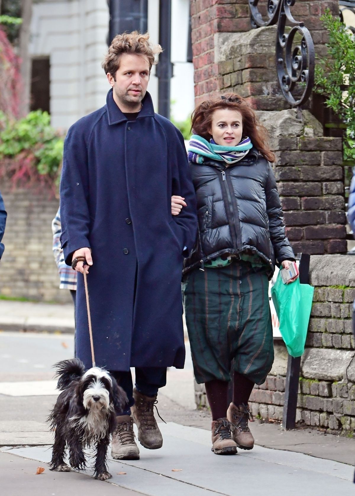 Helena Bonham Carter and Rye Dag Holmboe Out in London 2020/11/15