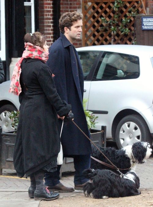 Helena Bonham Carter and Rye Dag Holmboe walks Out in London 2020/11/25