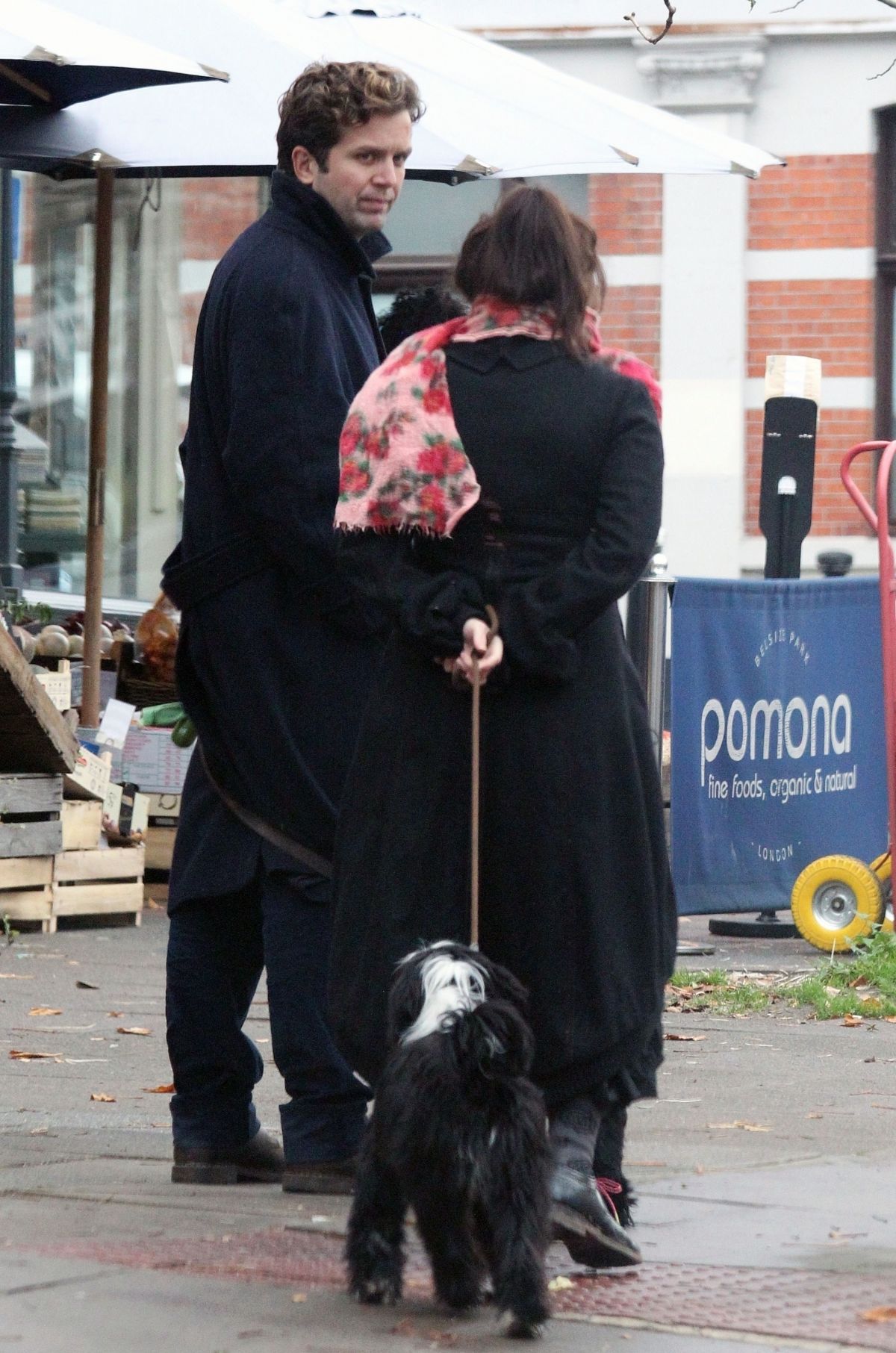 Helena Bonham Carter and Rye Dag Holmboe walks Out in London 2020/11/25