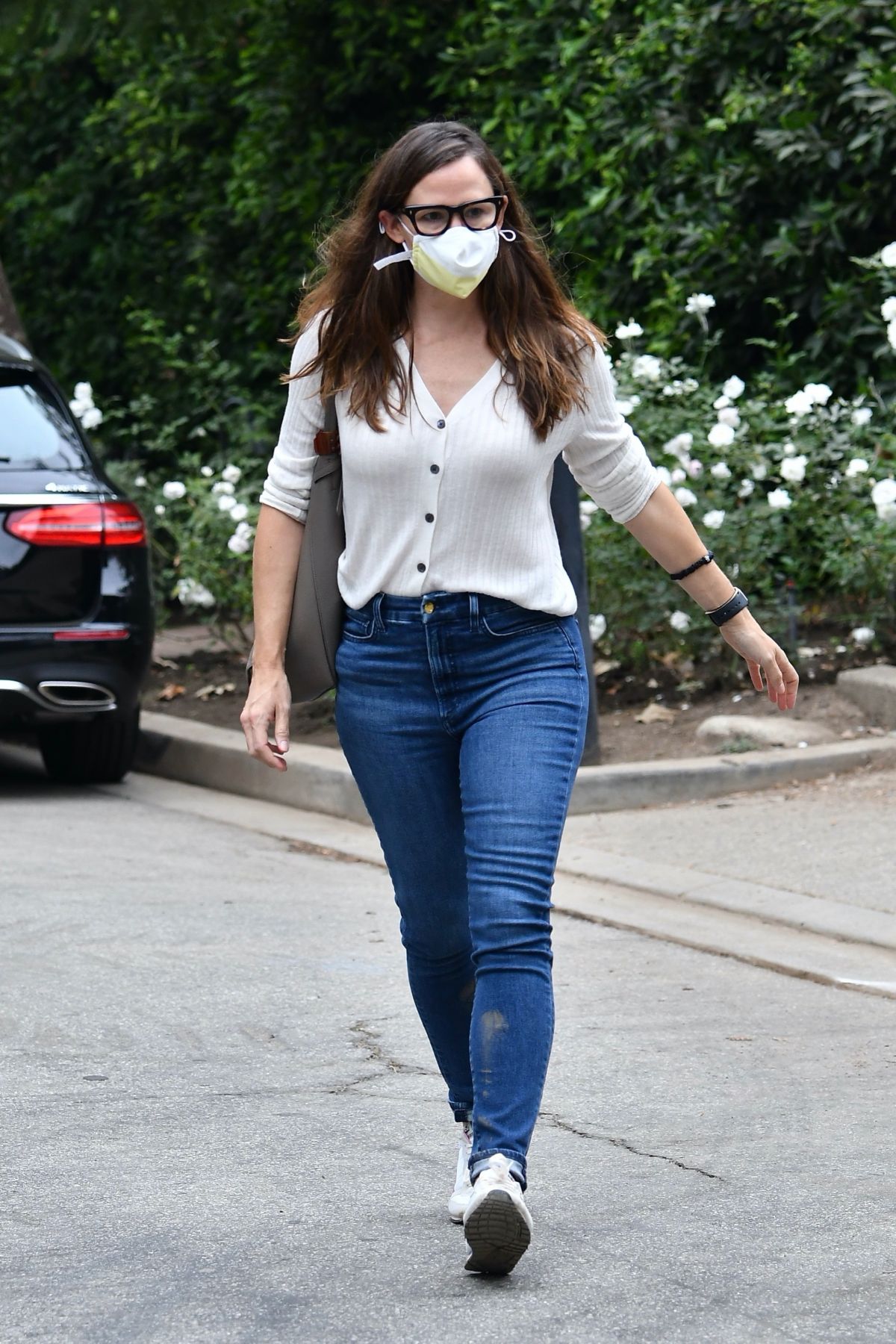 Jennifer Garner Check Out Construction of Her New Home in Brentwood 2020/10/22