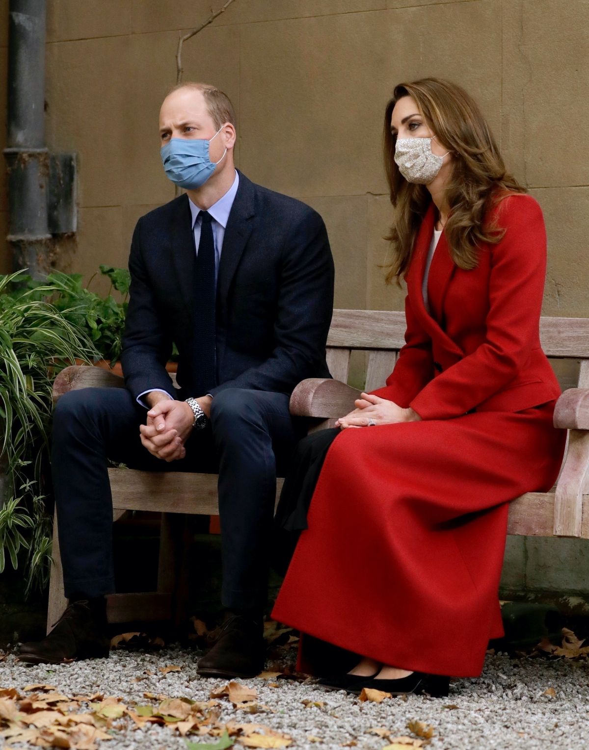 Kate Middleton and Prince William at St. Bartholomew's Hospital in London 2020/10/20