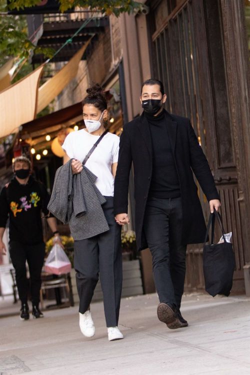 Katie Holmes and Emilio Vitolo Jr. Out in New York 2020/10/20 6