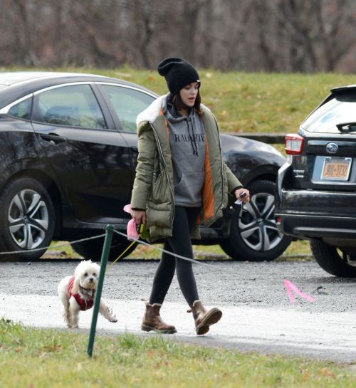 Lucy Hale Out with Her Dog in New York 2020/11/26 5