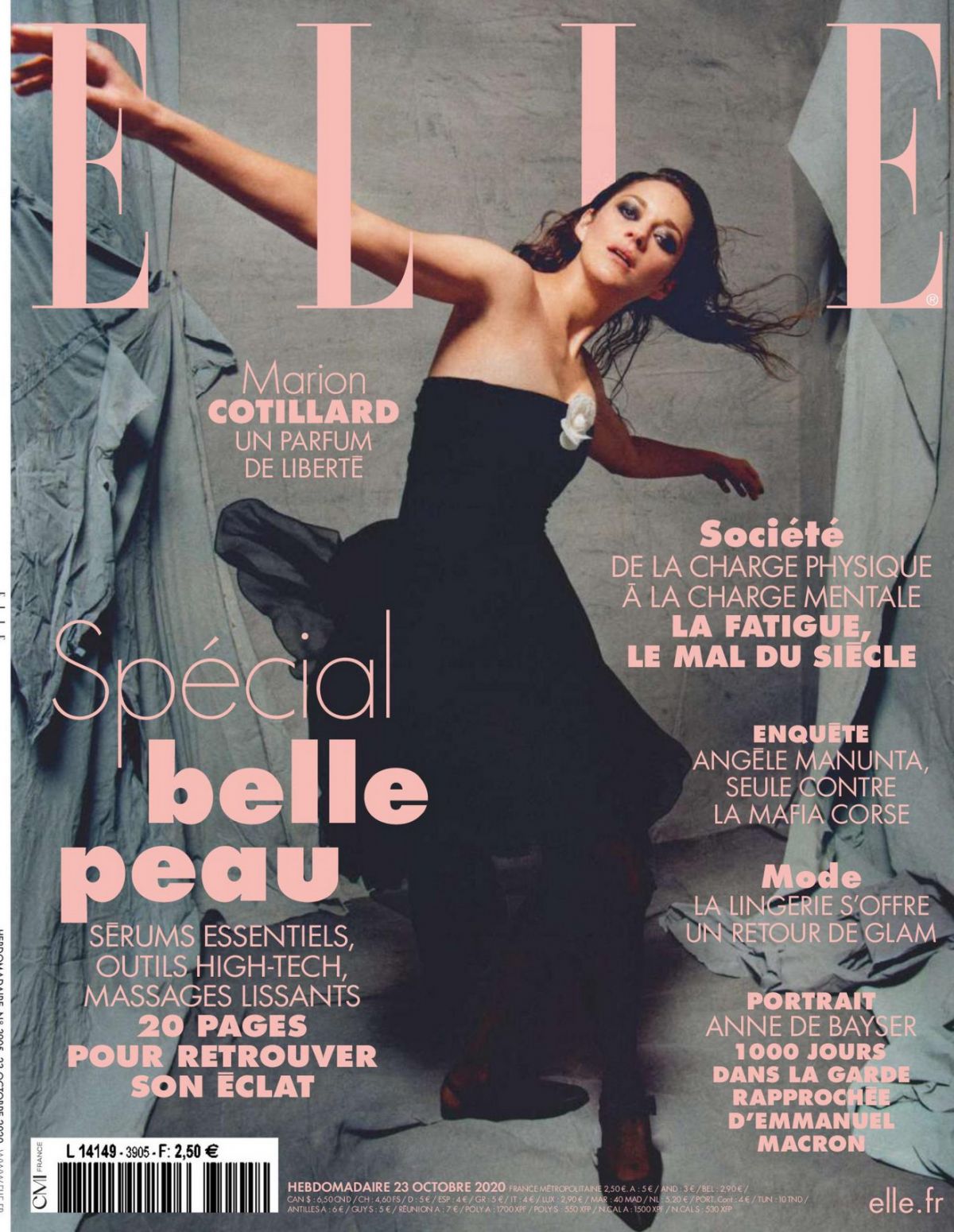 Marion Cotillard in Elle Magazine, France October 2020 Issue