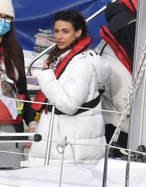Michelle Keegan on the Set of Brassic TV Series in Wales 2020/11/23 6