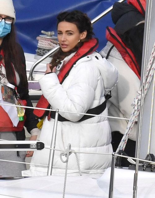 Michelle Keegan on the Set of Brassic TV Series in Wales 2020/11/23 3