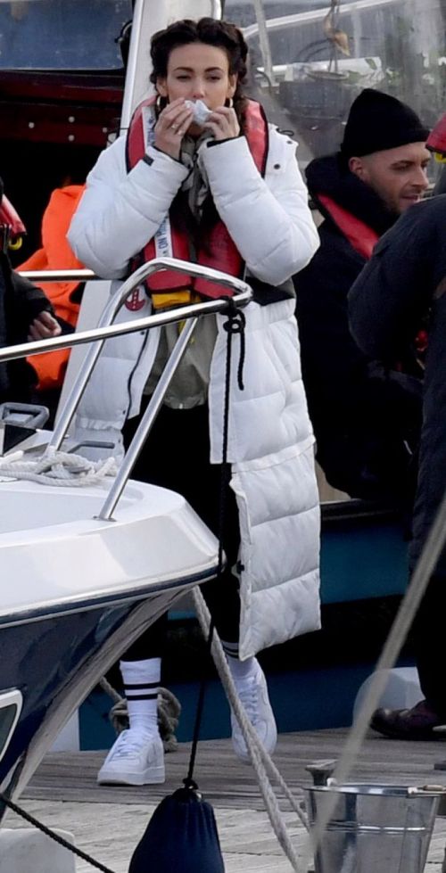 Michelle Keegan on the Set of Brassic TV Series in Wales 2020/11/23 5