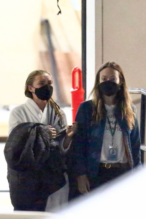 Olivia Wilde and Florence Pugh on the Set of Don